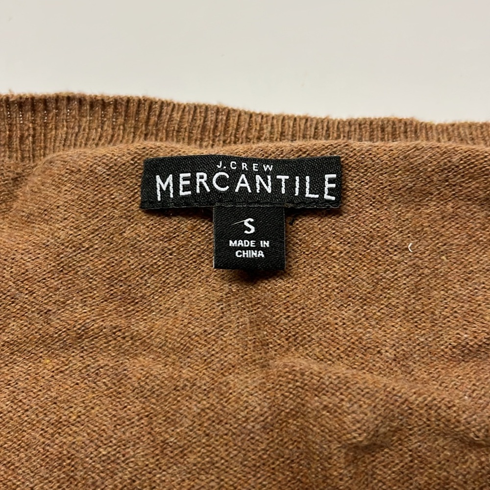 J Crew Mercantile Brown Sweater with poodle Design - Picture 3 of 4